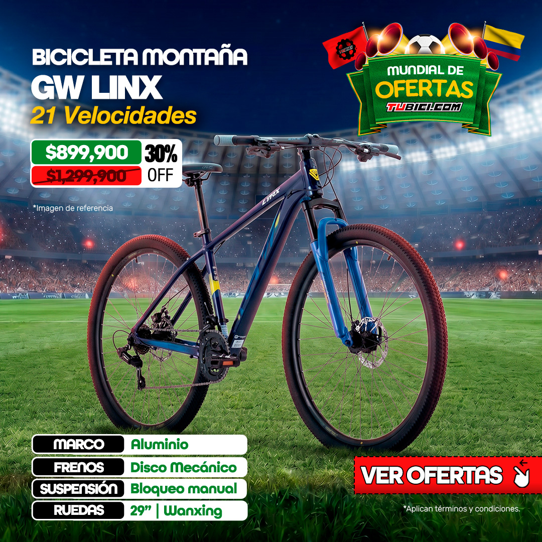BICICLETA MTB GW LYNX RIN29" - 21 VEL SHIMANO