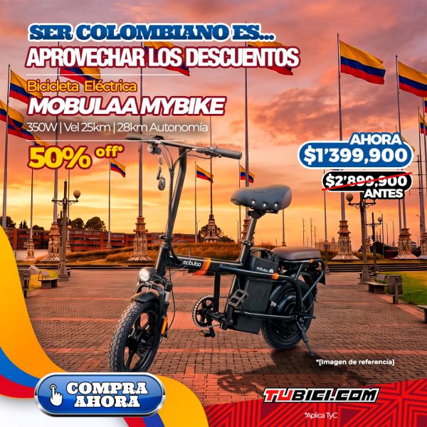 Patineta Eléctrica Mobulaa Scooter T2 | Motor 250W | Plegable | Batería de Litio