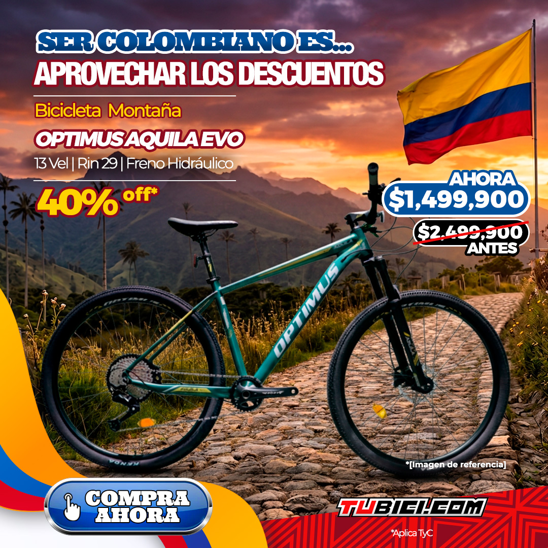 BICICLETA MTB OPTIMUS AQUILA EVO RIN29 - 13VEL HIDRÁULICO