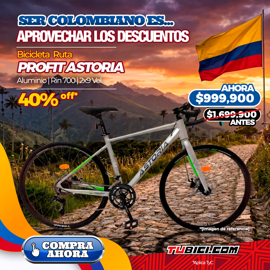 BICICLETA PROFIT RUTA/GRAVEL ASTORIA RIN700 X1 – 2X9VEL