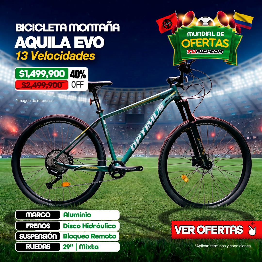 BICICLETA MTB OPTIMUS AQUILA EVO RIN29 - 13VEL HIDRÁULICO