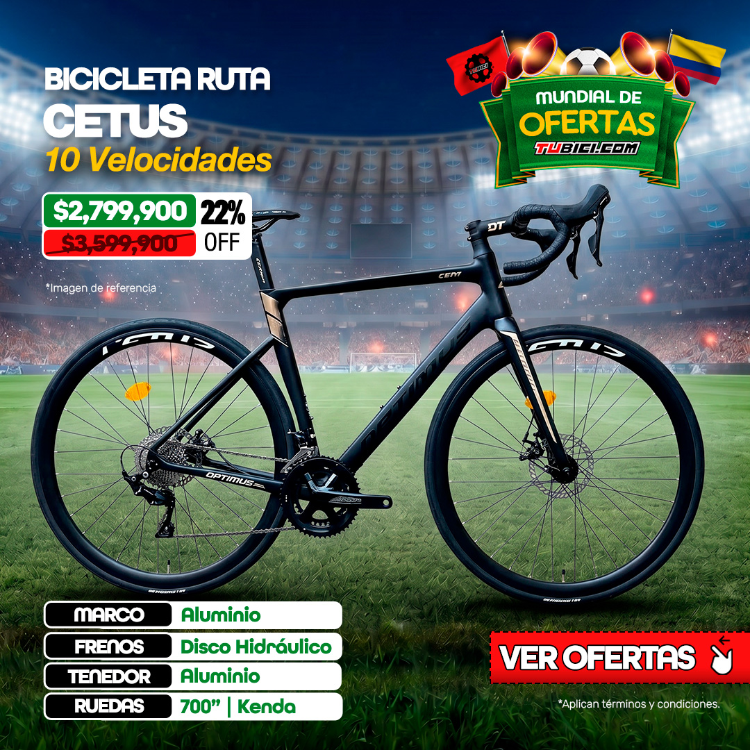 BICICLETA RUTA OPTIMUS CETUS RIN700 10VEL