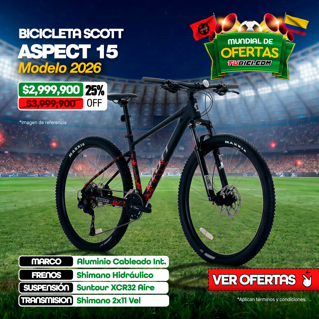BICICLETA MTB SCOTT ASPECT 15 RIN29" 2X11VEL - 2026