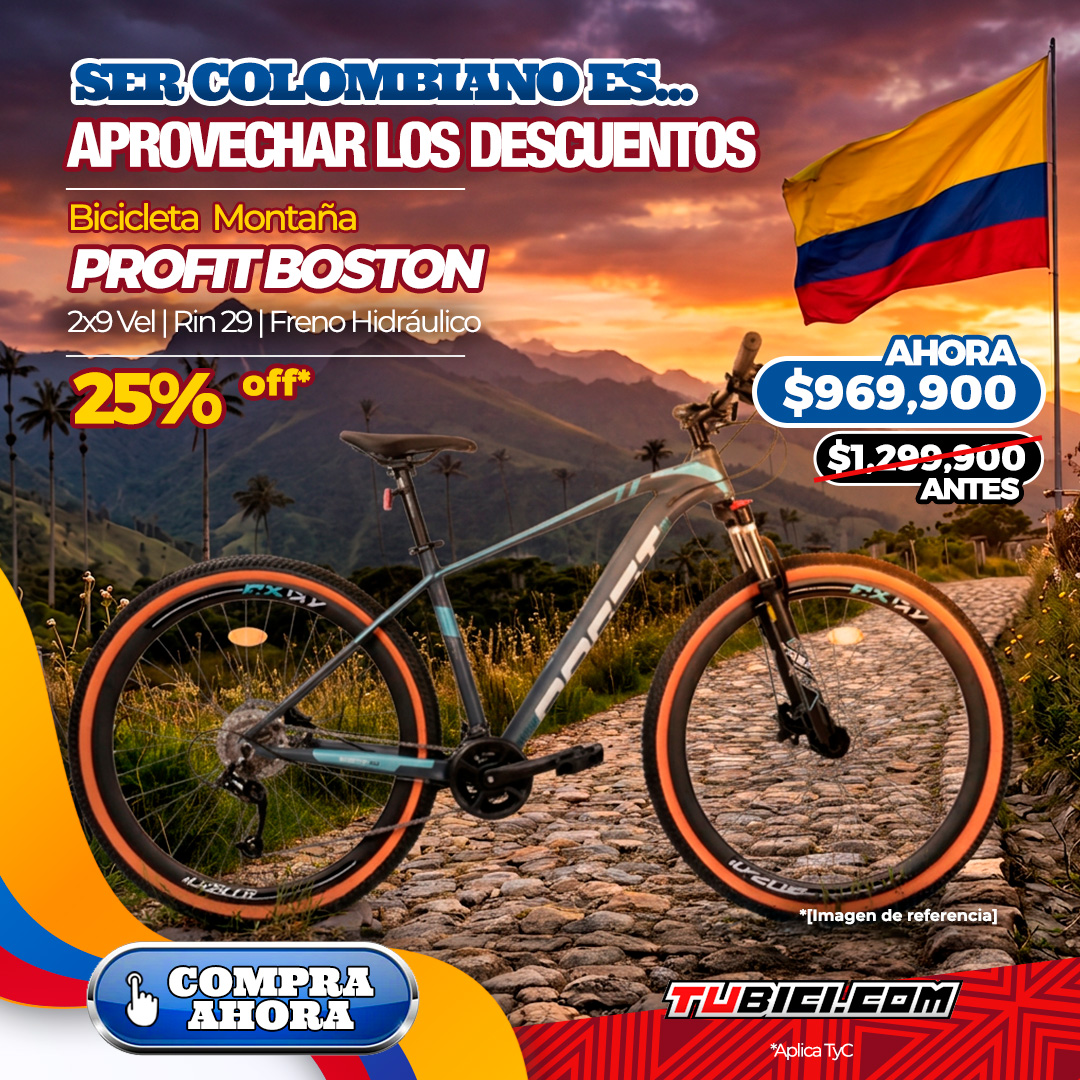 BICICLETA PROFIT BOSTON X3.1 RIN29 9 VEL HIDRÁULICA