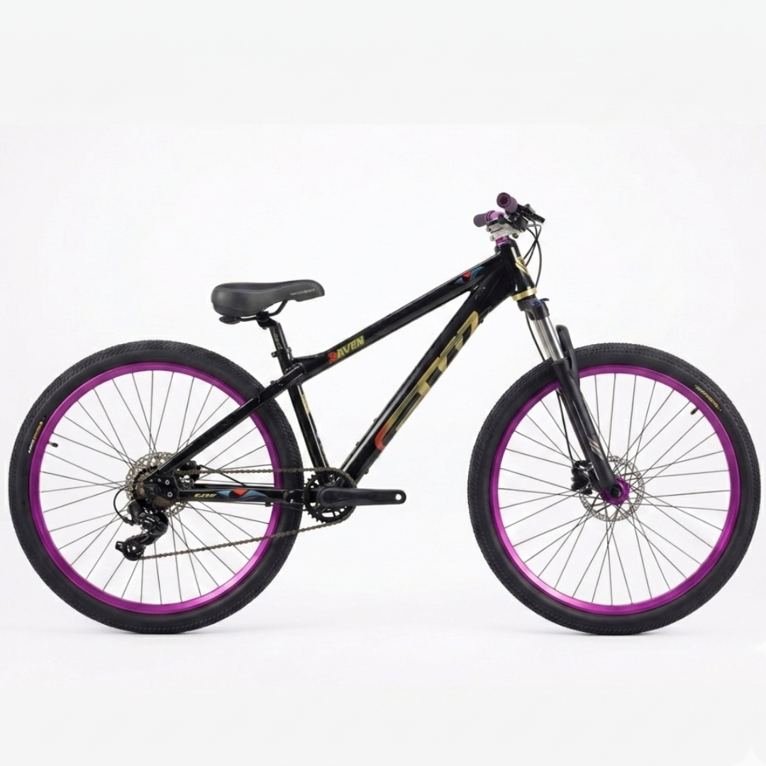 BICICLETA GW STUNT RAVEN 8 VELOCIDADES RIN 26 - SHIMANO