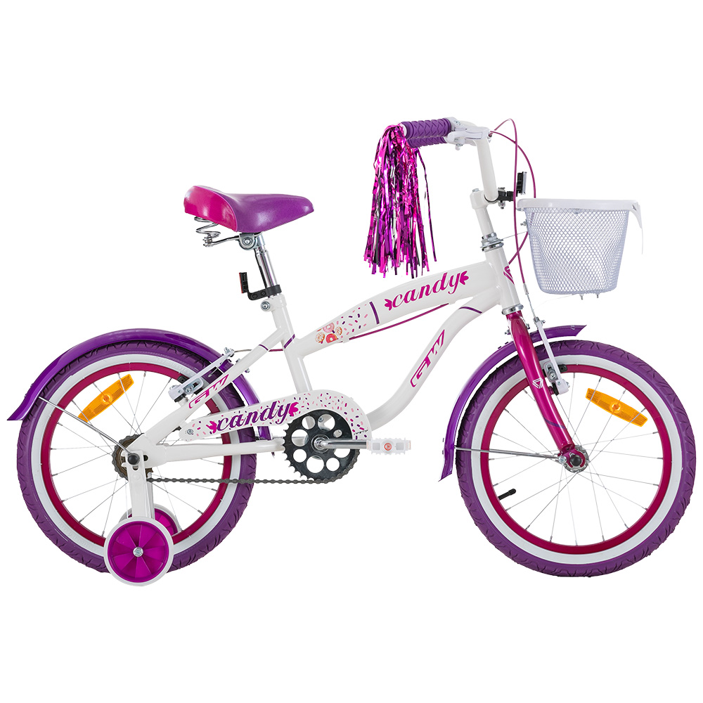 BICICLETA INFANTIL GW CANDY RIN16 ACERO RESISTENTE