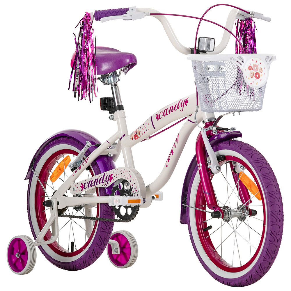 BICICLETA INFANTIL GW CANDY RIN16 ACERO RESISTENTE