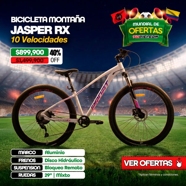 BICICLETA MTB PROFIT JASPER RX RIN29 10VEL | HIDRRÁULICA