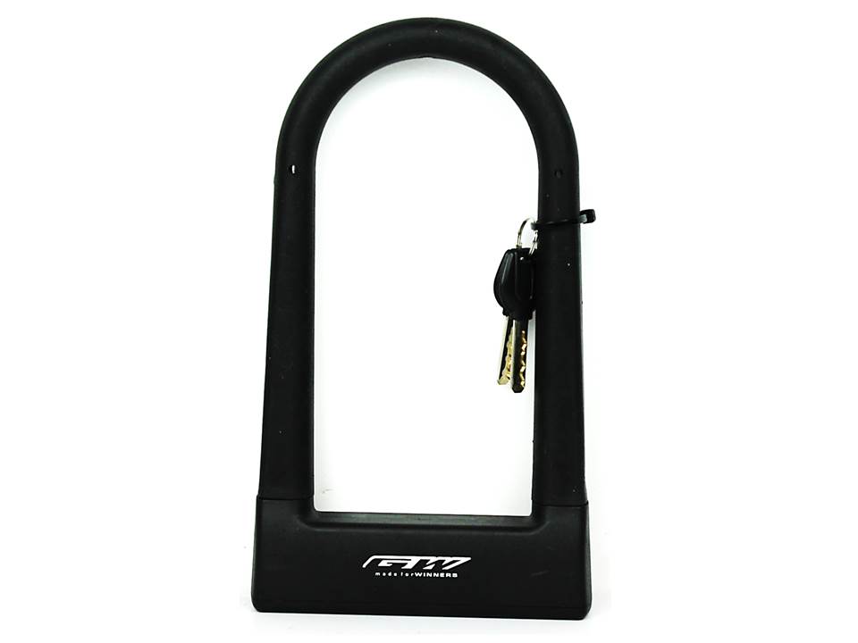 CANDADO GW EN U DE LLAVE 162X282MM TY3891 ACERO ENCAUCHETADO