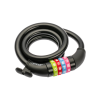 CANDADO GW DE CABLE ESPIRAL DE CLAVE 12X1000MM TY523-3 - ACERO