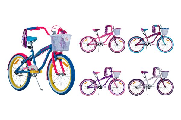 BICICLETA INFANTIL GW CANDY RIN20" | ACERO